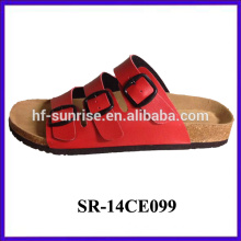 New arrival-Ladies confortable three buckles slippers lady wholesale slippers lady slippers
